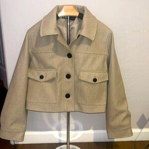 Zara cropped pea coat